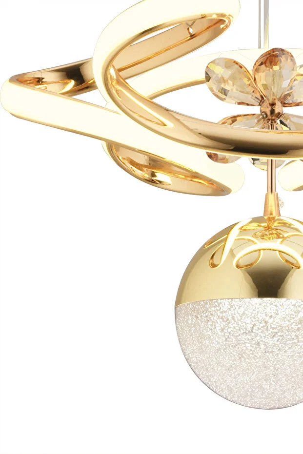 Dreon Gold 3 Renk Kumandalı Led Lüx Ledli Avize